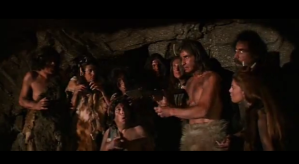 Because, see, History of the World Part I is a Mel Brooks movie, and these are cave men. And Mel Brooks did the 2,000 year old man routine, which is classic, so I...you have no idea what the fuck I'm talking about, do you?